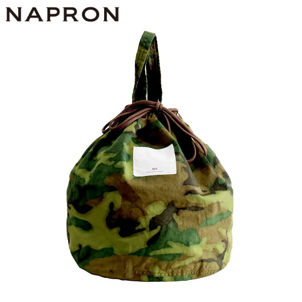 ナプロン NAPRON バッグ 鞄 巾着 サブバッグ MILITARY PATIENTS BAG CAMO Sサイズ Z-NPE019020SCM