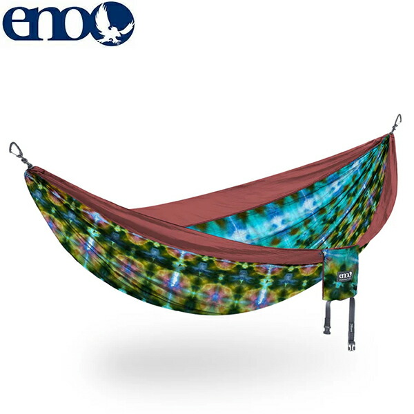 イーノ ハンモック ENO DNP244 Hammocks DoubleNest Print Tie Dye Shibori | Fig ENO0850075584000