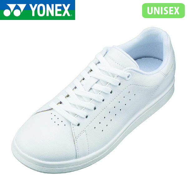 ヨネックス YONEX 男女兼用 メンズ レディース パワークッション121 ホワイト スニーカー 軽量 衝撃吸収 抗菌防臭 ウォーキング YONSHW121011