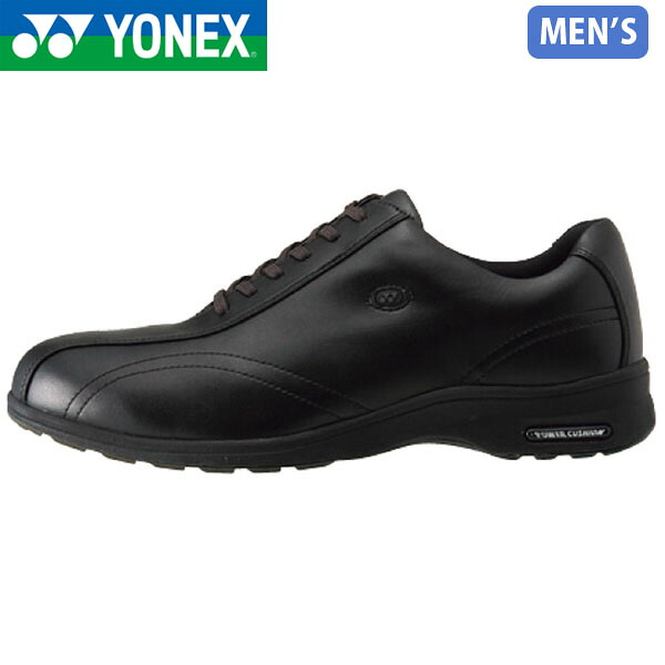 ヨネックス YONEX メンズ パワークッションMC30 ブラック ウォーキングシューズ スニーカー 軽量 衝撃吸収 撥水 抗菌防臭 滑りにくい YONSHWMC30007｜ギーク