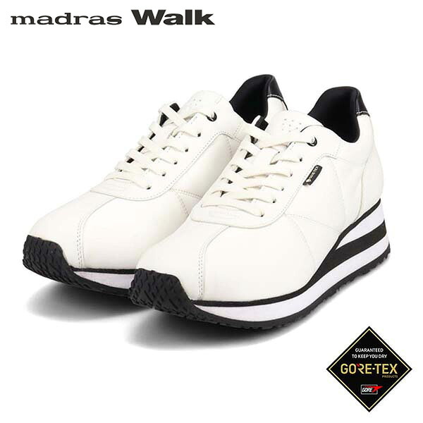 マドラスウォーク レディース MWL1030 WHITE ゴアテックス 防水・透湿機能 ナイロンスニーカー MWL1030 madrasWalk MADMWL1030WHT