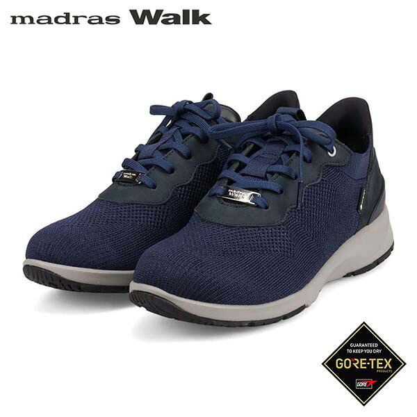 マドラスウォーク レディース MWL1035 NAVY ゴアテックス カジュアルレースアップスニーカー MWL1035 madrasWalk MADMWL1035NAV|ギーク