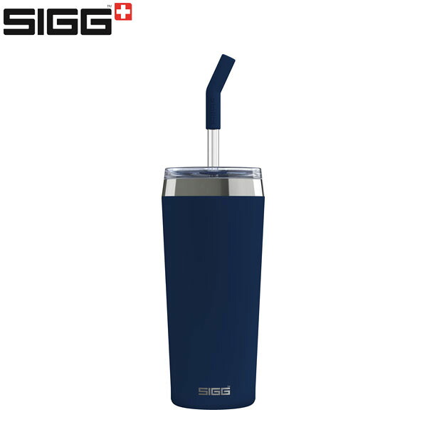 シグ SIGG ガラス製 ストロー マグ カップ HELIA ナイトインク 0.6L 保温 保冷 SGG50414