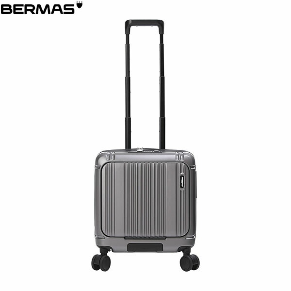 バーマス BERMAS キャリーケース スーツケース INTER CITY2 PRO ワンタッチフロントオープン39c グレー カジュアル 出張 旅行 BER6056512