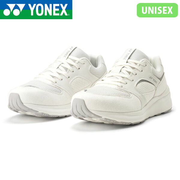 ヨネックス YONEX ユニ一発やる メンズ レディース シューズ 力強さ座布団123 白いこと YONSHW123011
