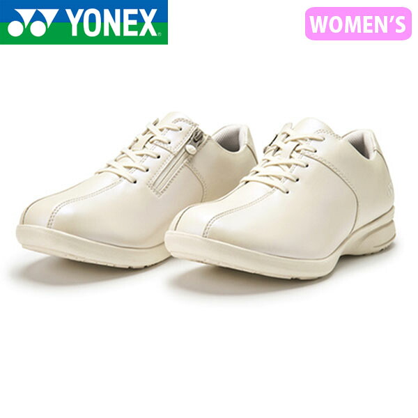 ヨネックス YONEX レディース シューズ 力強さ座布団 L122 パール白いこと YONSHWL122013
