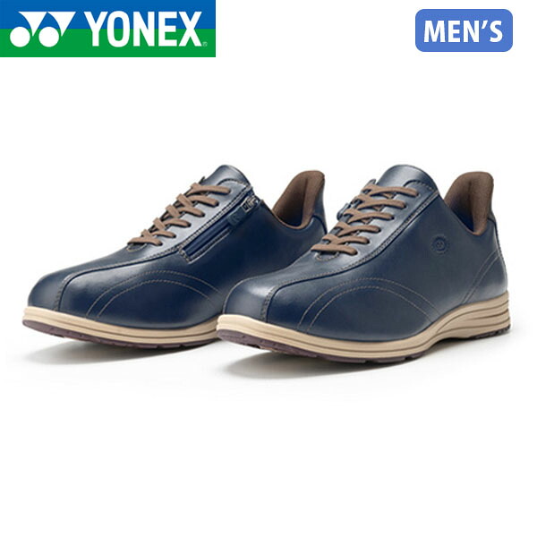 ヨネックス YONEX メンズ ウオーキングシューズ 力強さ座蒲団M130W ネイビーブルー YONSHWM130W019