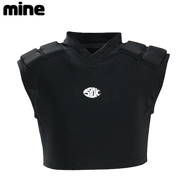 マイン mine メンズ ラグビー プロテクター ショルダーガード RUGBY SHOULDER GUARD EB 8002 BK MNEEB8002BK