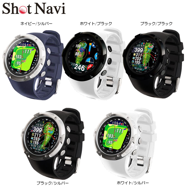 Shot Navi ショットナビ W1 Evolve 腕時計型 Gpsゴルフナビ 大放出セール