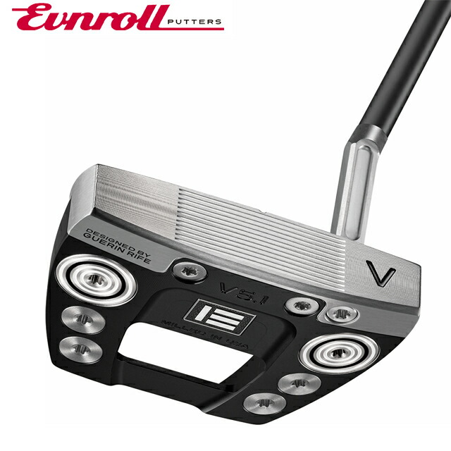 【送料無料】【日本正規品】【2025年モデル】EVNROLL イーブンロール V5.1Duo Six-Point Weighting Mallet ショート スラント