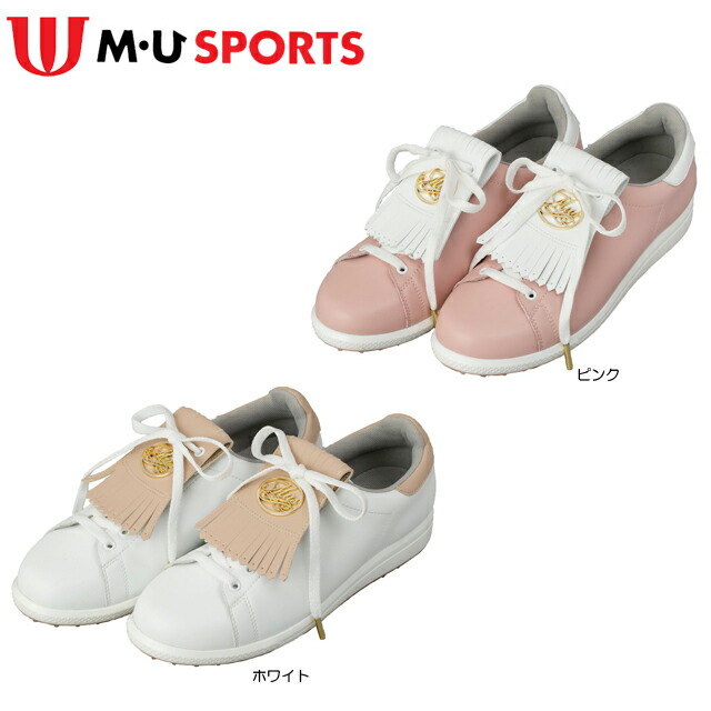 M・U SPORTS リボンシューレーススパイクレスシューズ　703H6600 エムユースポーツ リボンシューレーススパイクレスシューズ