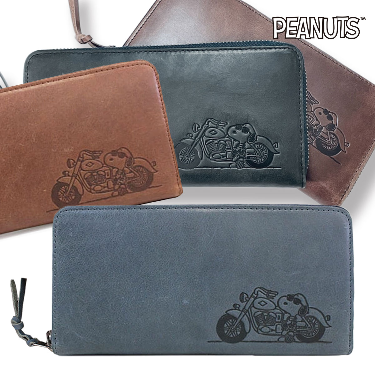 小物 Peanuts&Co CLINK｜PEANUTS & CO. ORIGINAL LEATHER WALLET - SMALLER