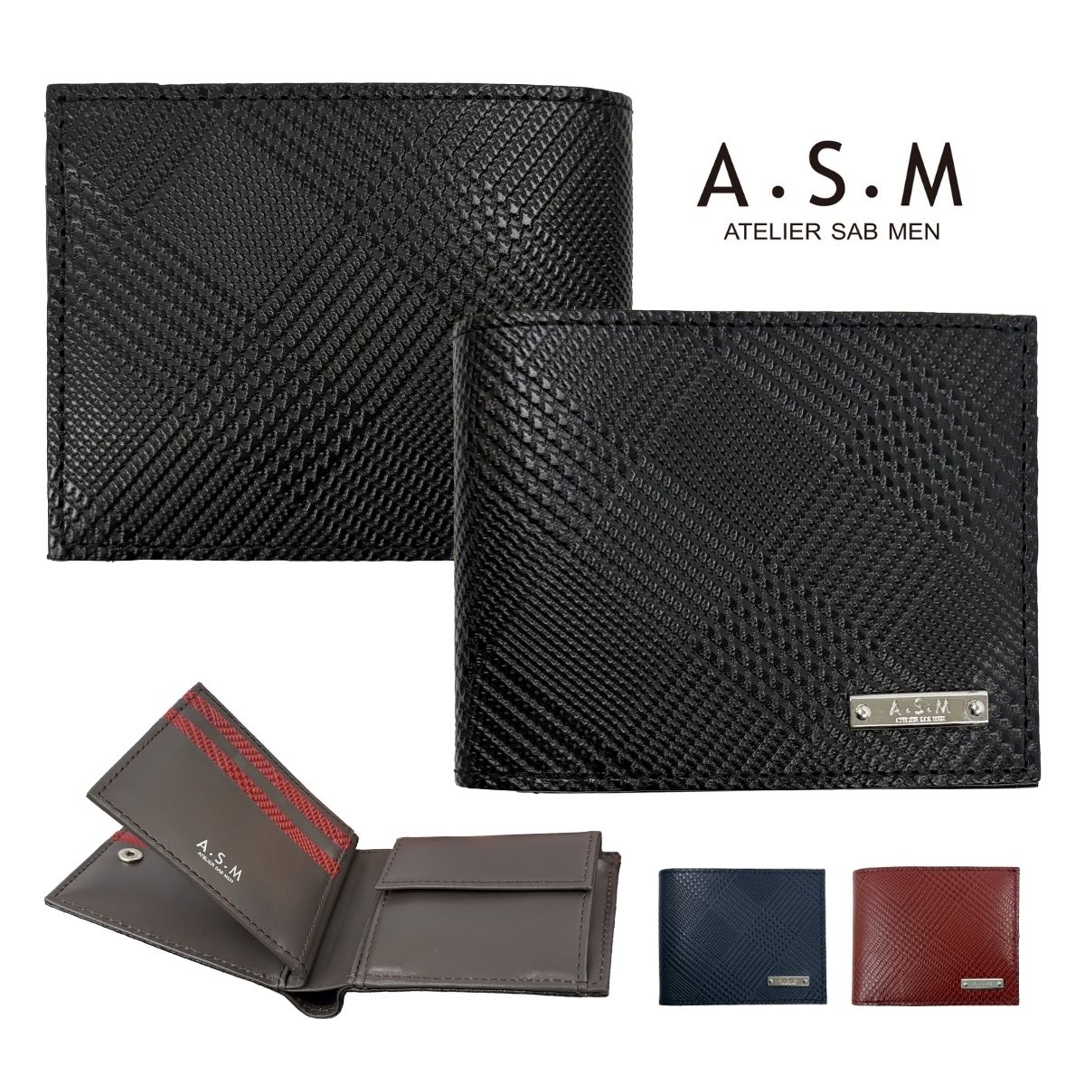 楽天市場】【二つ折り財布】送料無料 A.S.M(ATELIER SAB MEN) チェアー