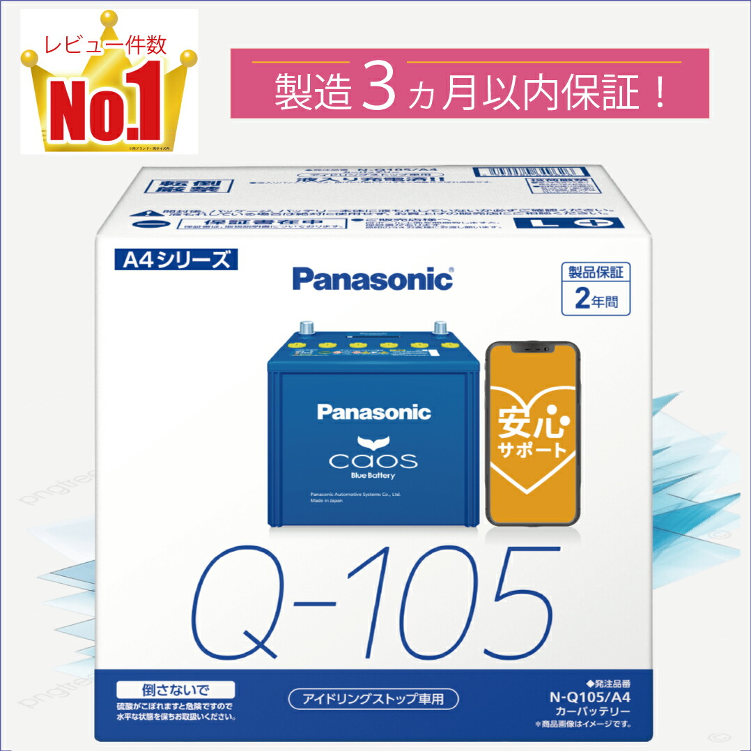 (スン@まとめ買い対応✖️)(Panasonic N-80 ブルーバッテリー Panasonic ブルーバッテリー安心サポートセット PANASONIC CAOS