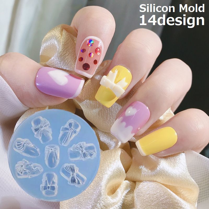 楽天市場】送料無料 シリコンモールド ジェルネイル レジン パーツ