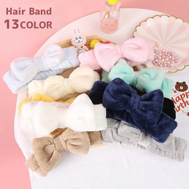 ふわふわダブルリボン【1280】 楽天市場】送料無料 ヘアバンド レディース 女性 生活雑貨 洗面用具