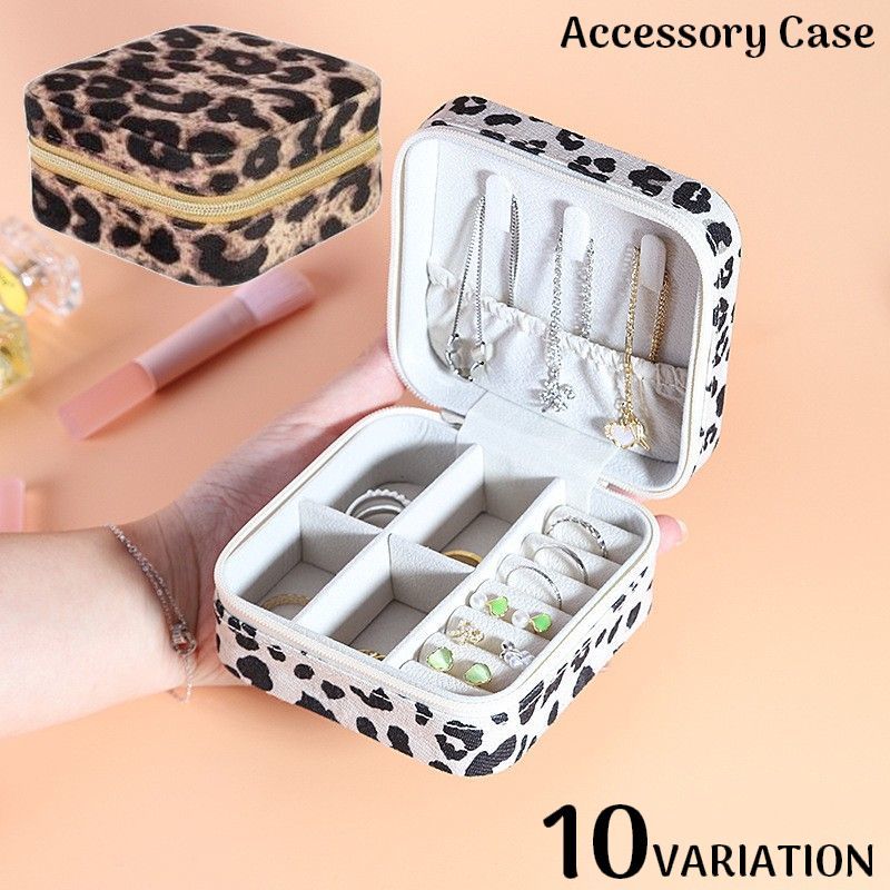 楽天市場】送料無料 アクセサリーケース ジュエリーボックス ヒョウ柄