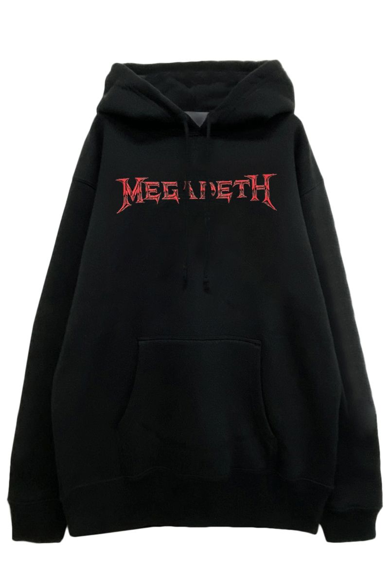 希少 MEGADETH メガデス ジップアップ スウェットパーカー ブラック 黒 希少 MEGADETH メガデス ジップアップ スウェットパーカー