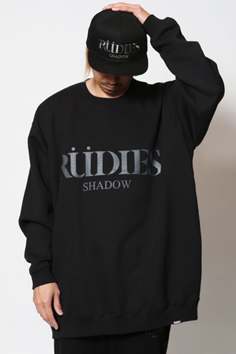 【楽天市場】RUDIE'S(ルーディーズ) SHADOW LOGO CREW SWEAT BLACK：GEKIROCK CLOTHING