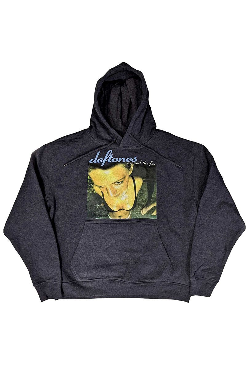 【楽天市場】DEFTONES UNISEX PULLOVER HOODIE AROUND THE FUR NAVY BLUE：GEKIROCK CLOTHING