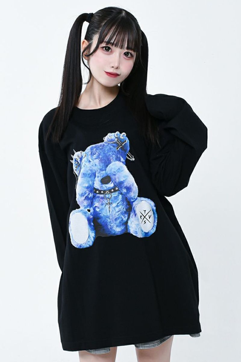 【2点おまとめ】TRAVAS TOKYO クマ ビッグ Tシャツ ブラック　黒 TRAVAS TOKYO tシャツ 「TRAVAS TOKYO/トラバス トーキョー