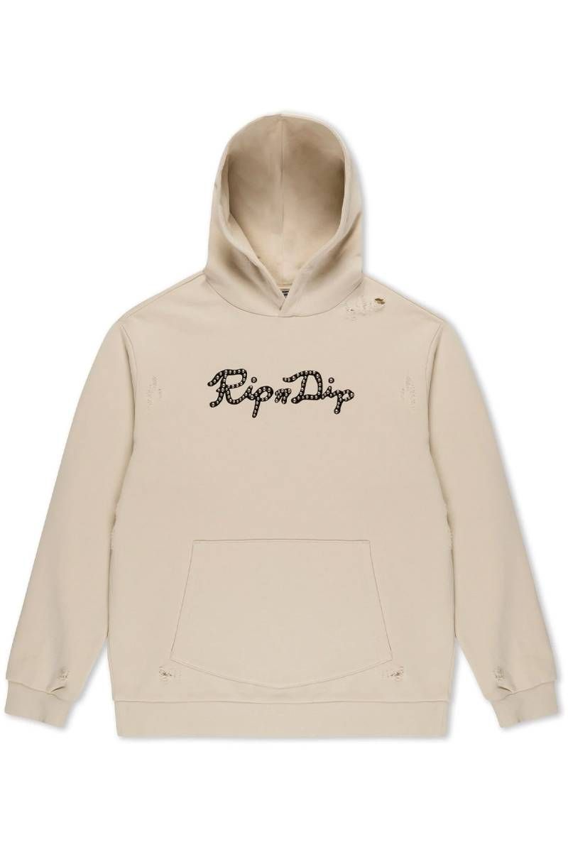 RIPNDIP (リップンディップ) SCRIPT HOODIE - Khaki