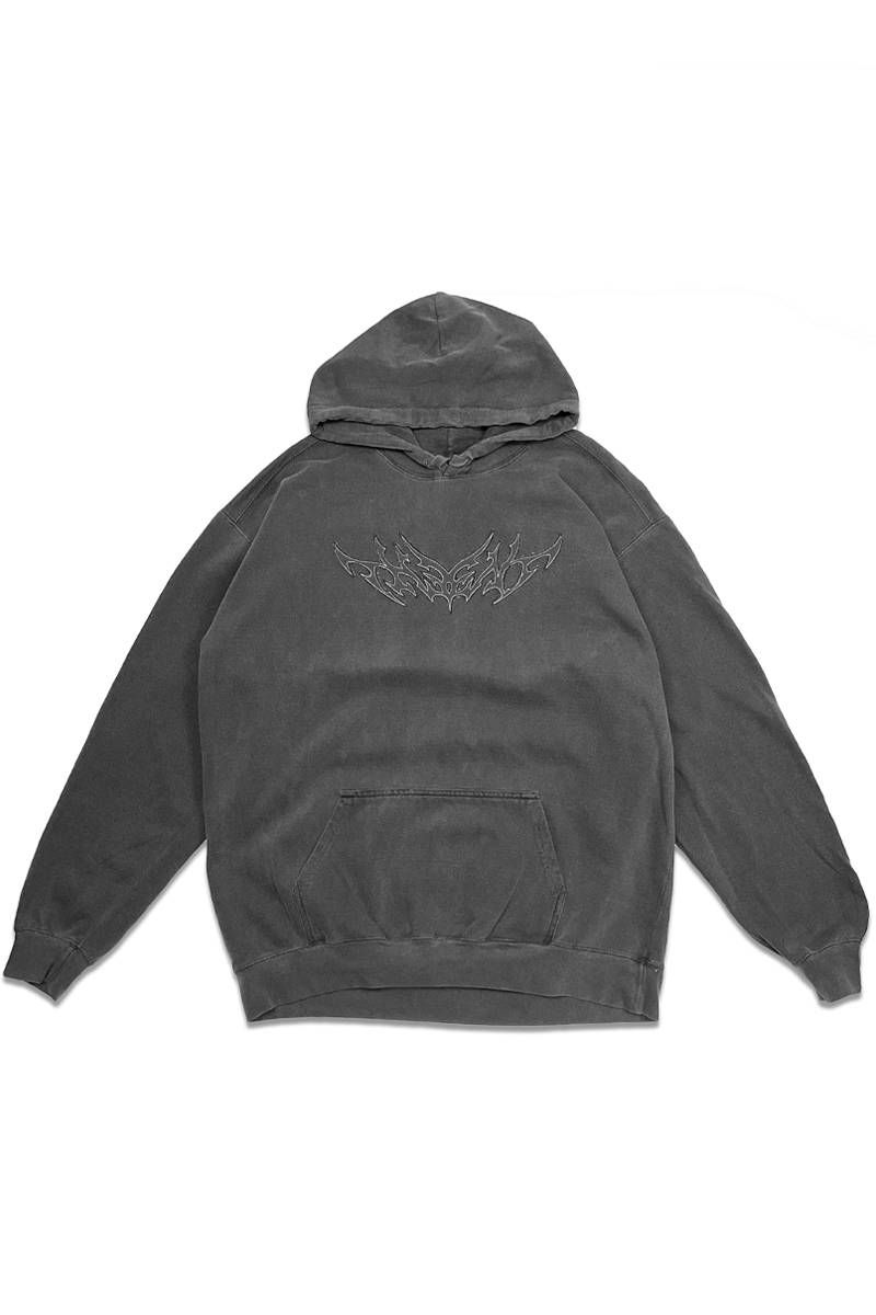 THE END(ジエンド) EMBOS PIGMENT HOODIE