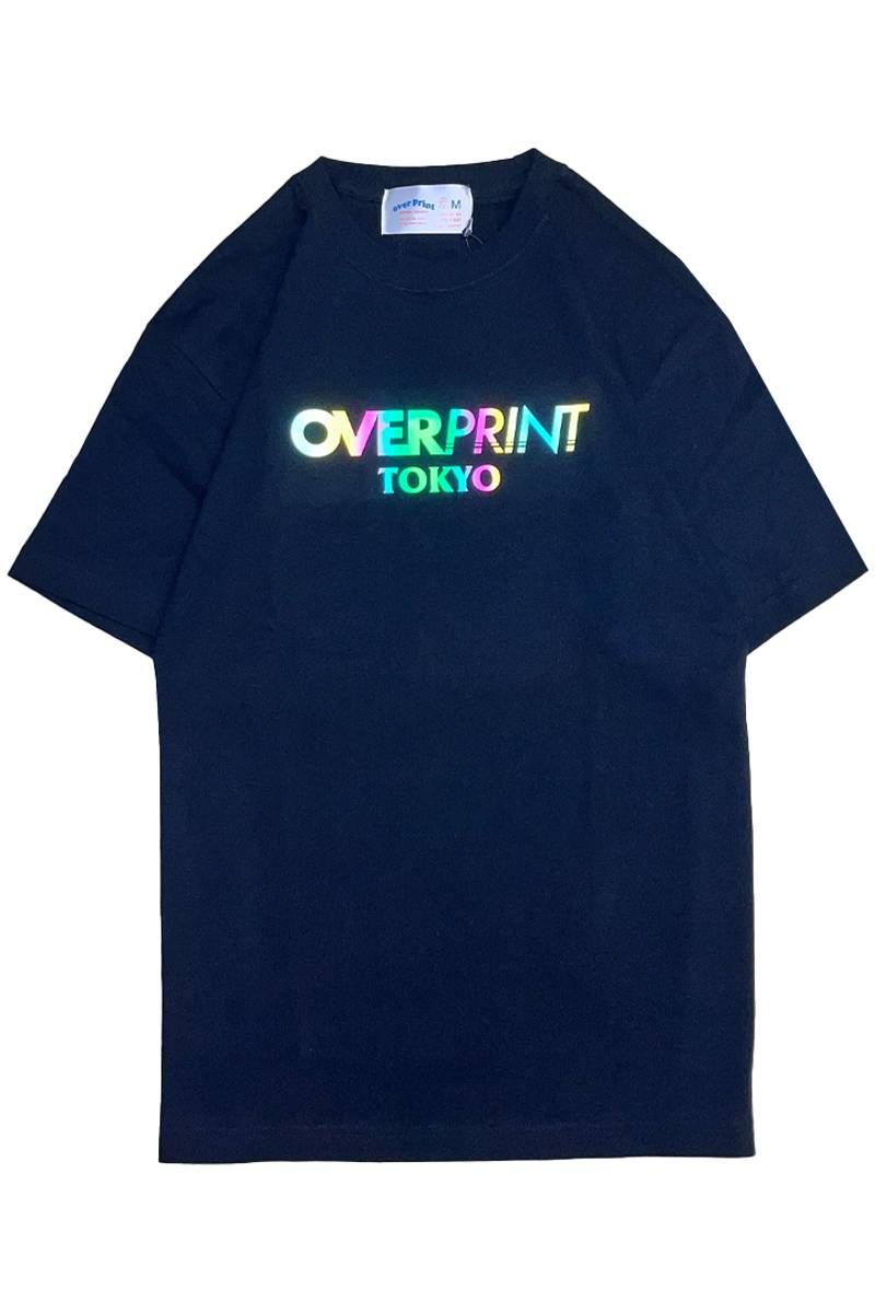 over print (オーバープリント) AURORA Tee - Black