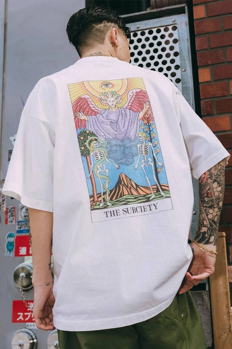 Subciety(サブサエティ) Lovers tee - White