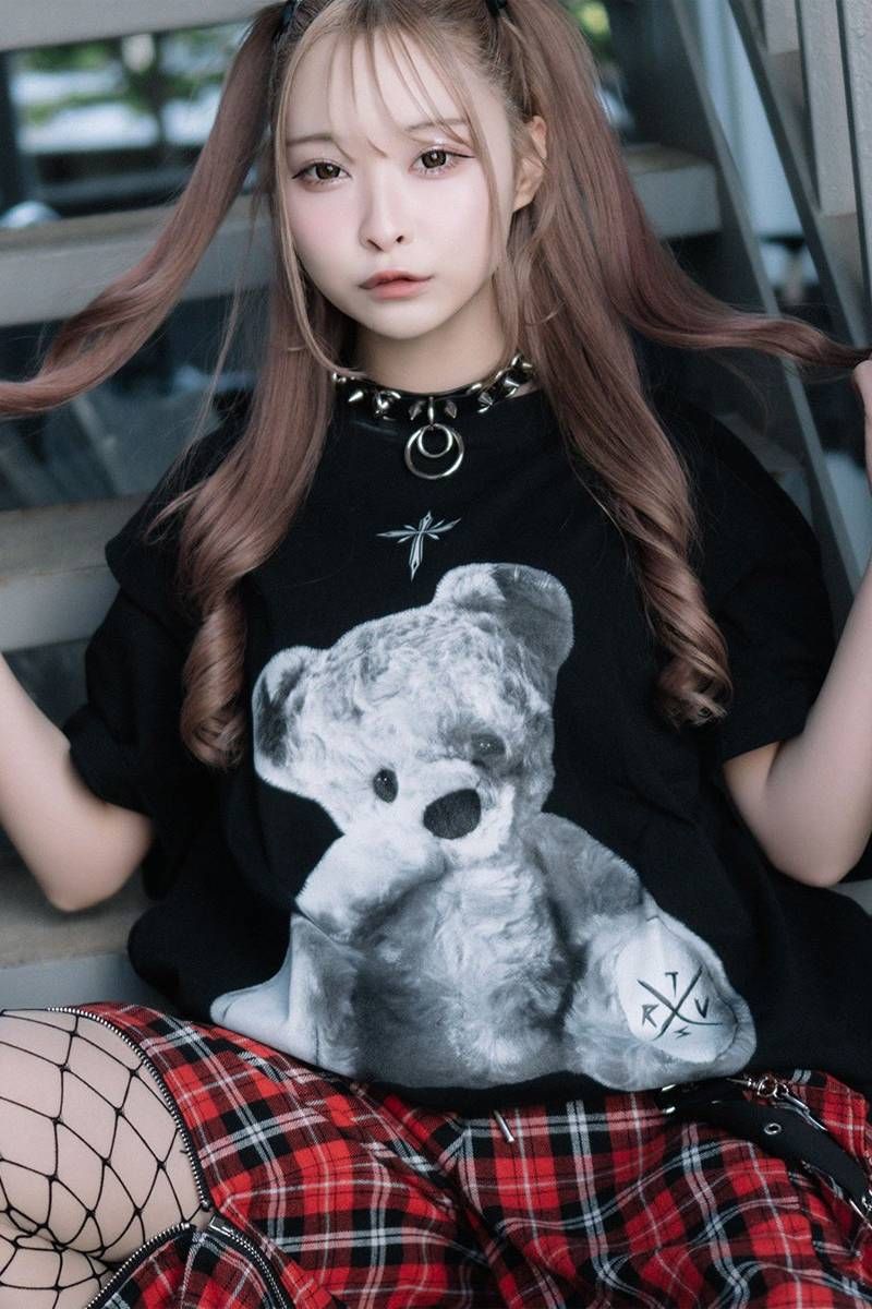 TRAVAS TOKYO/トラバス トーキョー』鍵穴プリントL/S Tee/ロング