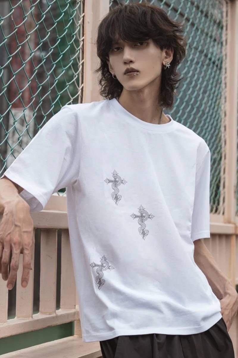 楽天市場】gibous(ギボス) logo jersey scorpion black purple tops