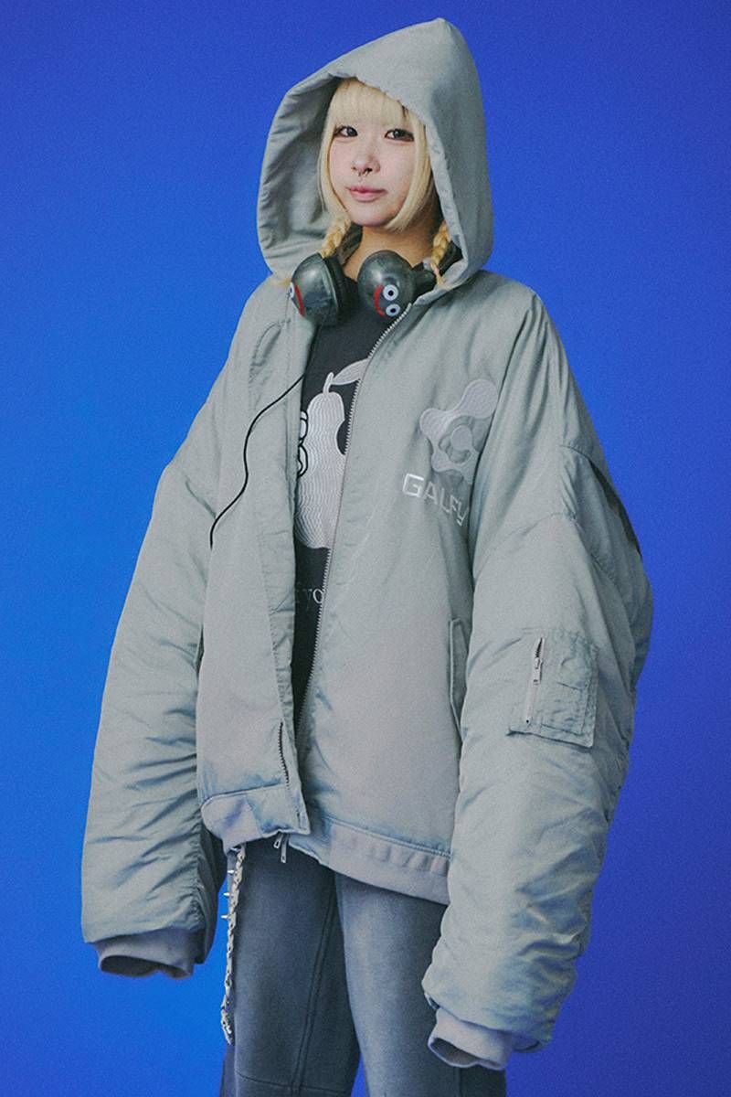GALFY(ガルフィー)用無しドデカボンバー - Gray|GEKIROCK CLOTHING