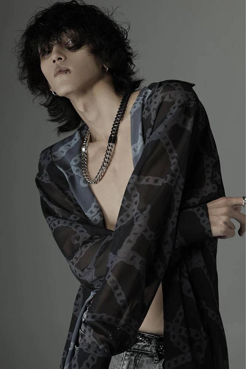 Abyssea(アビセア) 「Kusari」see-through shirts