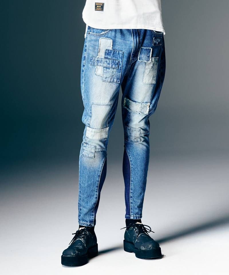 glamb(グラム)Unplugged Poly Denim / アンプラグドポリーデニム - Indigo