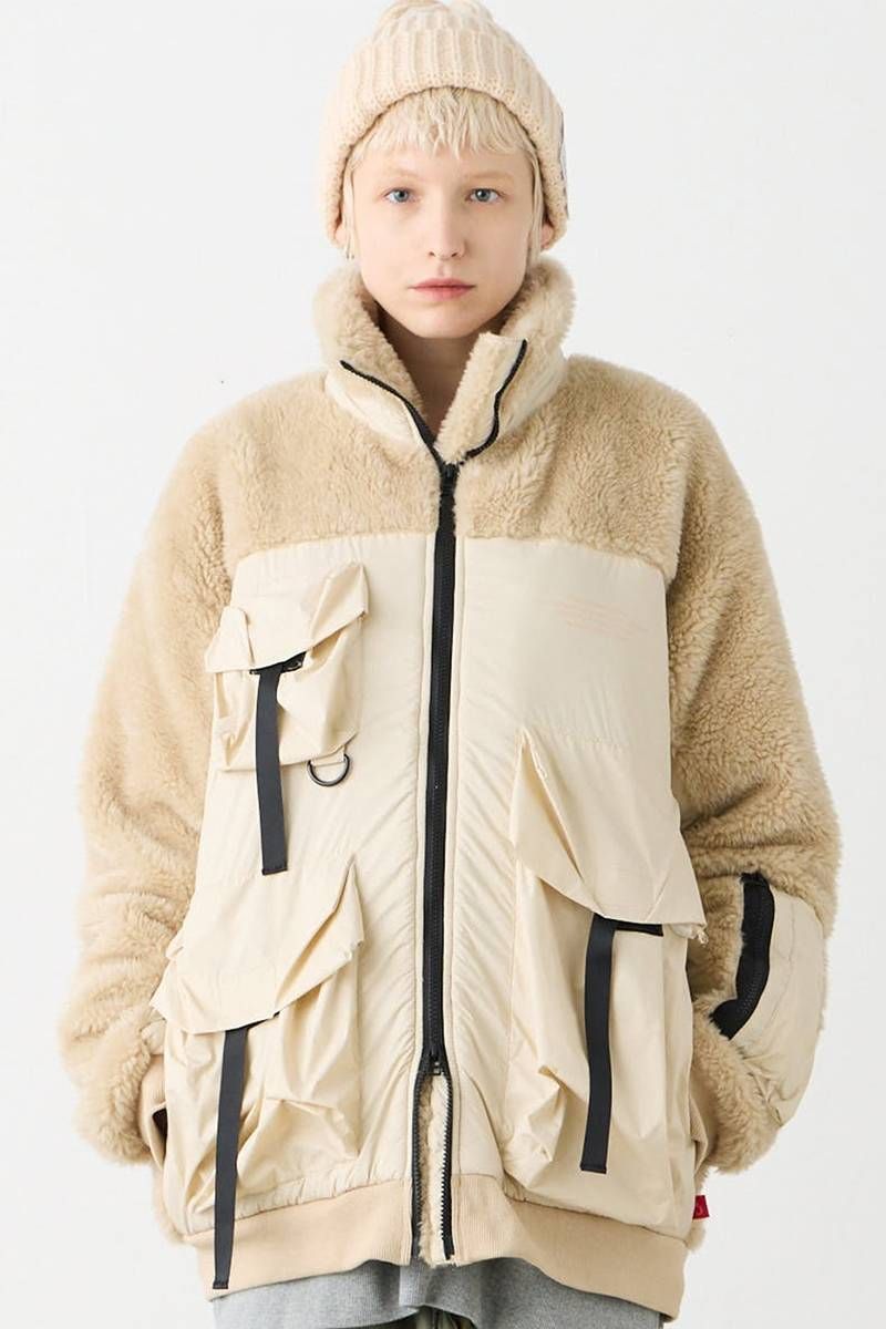 VIRGOwearworks (ヴァルゴウェアワークス) BOA MIRAGE JACKET - Beige コート・ジャケット-メンズファッション