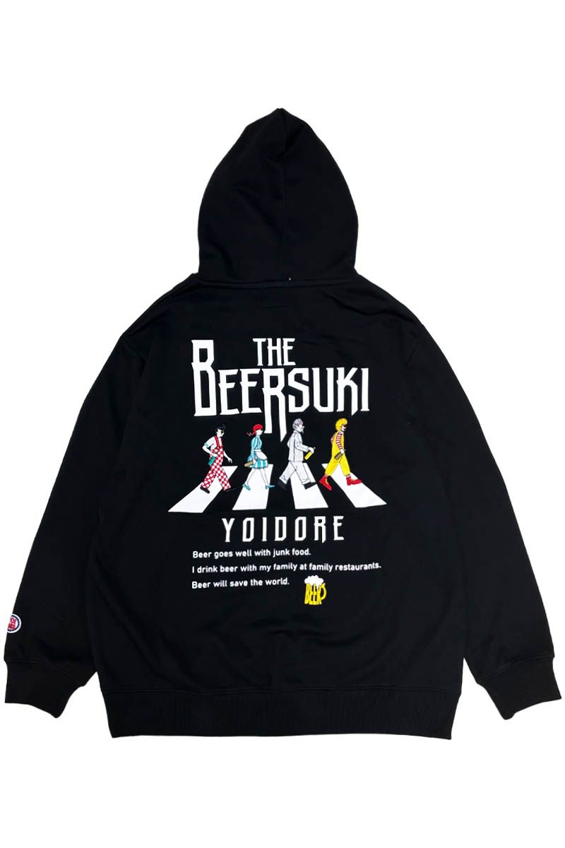 楽天市場】YOIDORE(ヨイドレ) BEER総柄リバーシブルジャケット - Black