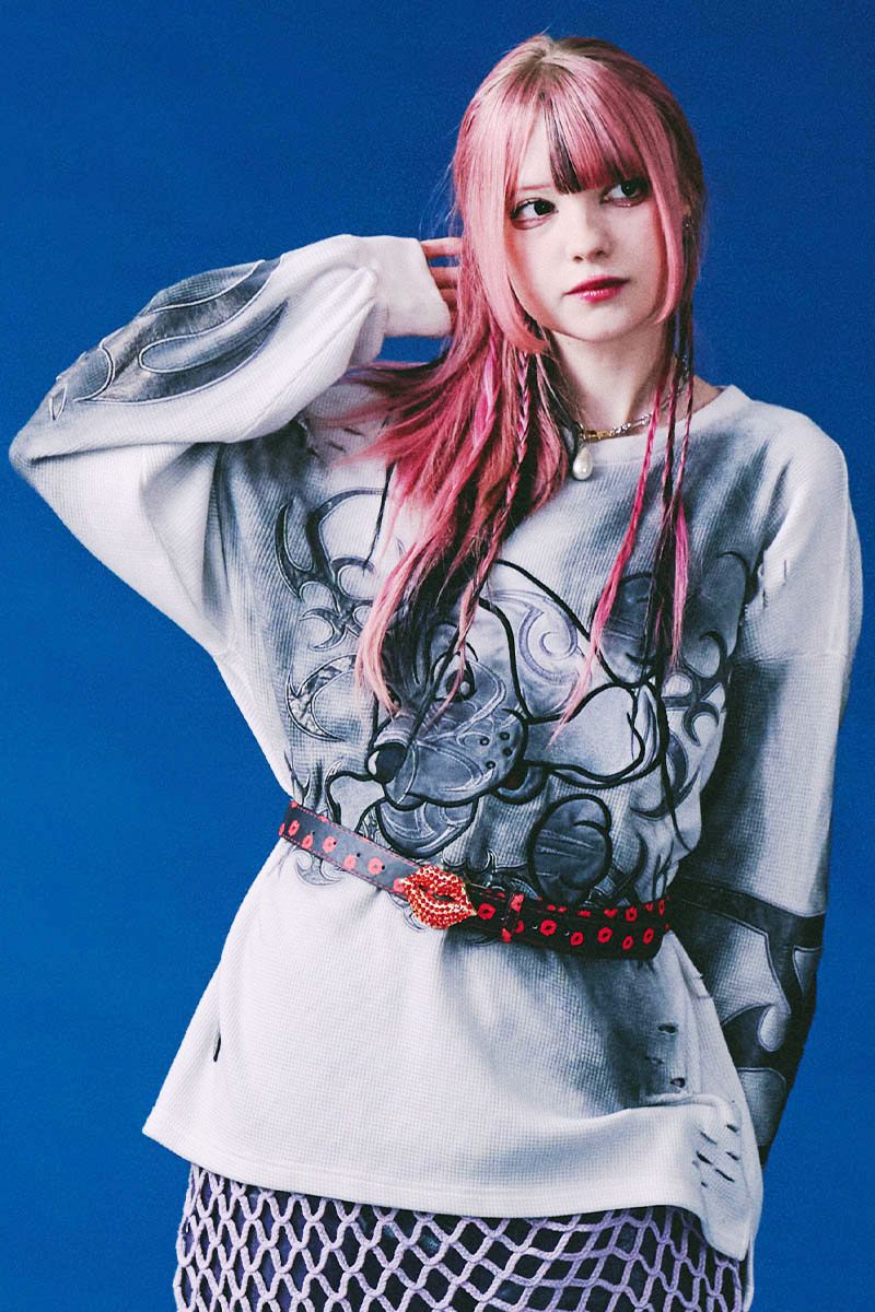 GALFY (ガルフィー) 汚れた状態種族ワーヘルロンTEE - White
