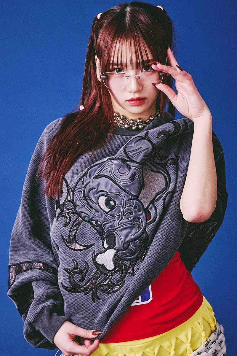 GALFY (ガルフィー) 汚れた状態種族ワップルロンTEE - Ink Black