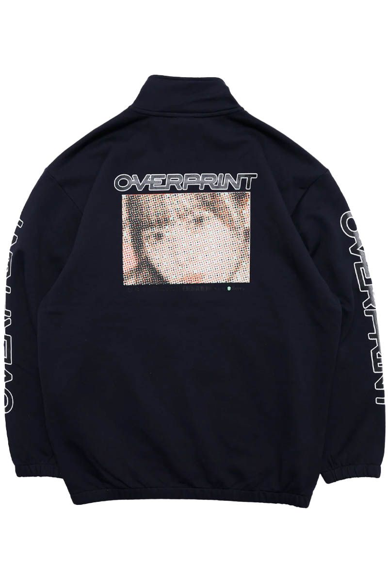 over print (オーバープリント) DOT ART Zip Jacket - Navy