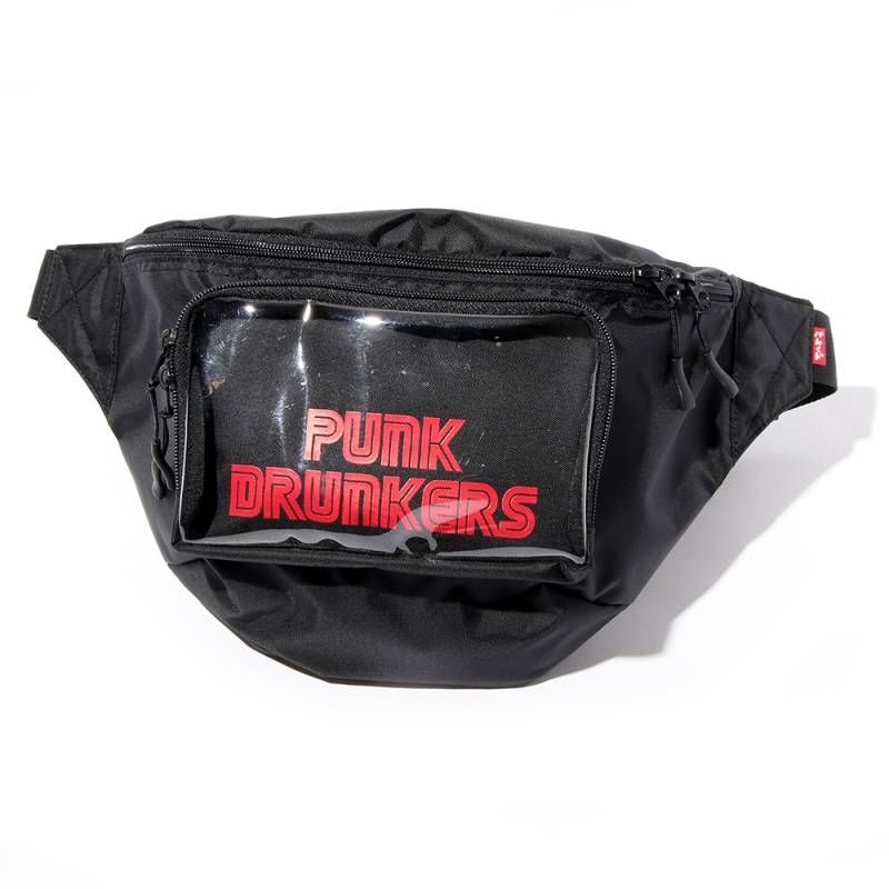 PUNK DRUNKERS (パンク・ドランカーズ) アピールウエストBAG - BLACK｜GEKIROCK CLOTHING