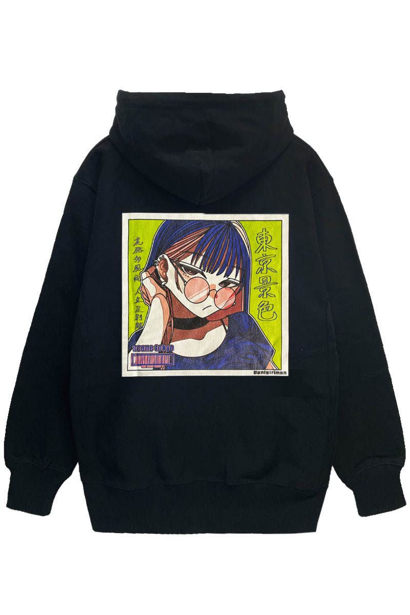 SCENE TOKYO (シーントウキョウ) 情景 hoodie - Black｜GEKIROCK CLOTHING