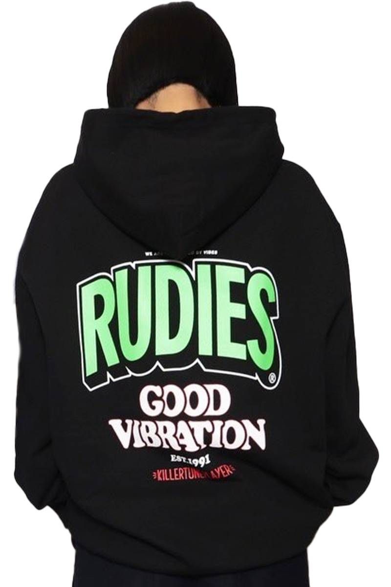 RUDIE'S (ルーディーズ) GOODVIBRATION HOOD SWEAT - Black