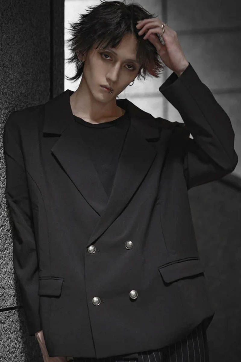 gibous (ギボス) original button tailored jacket
