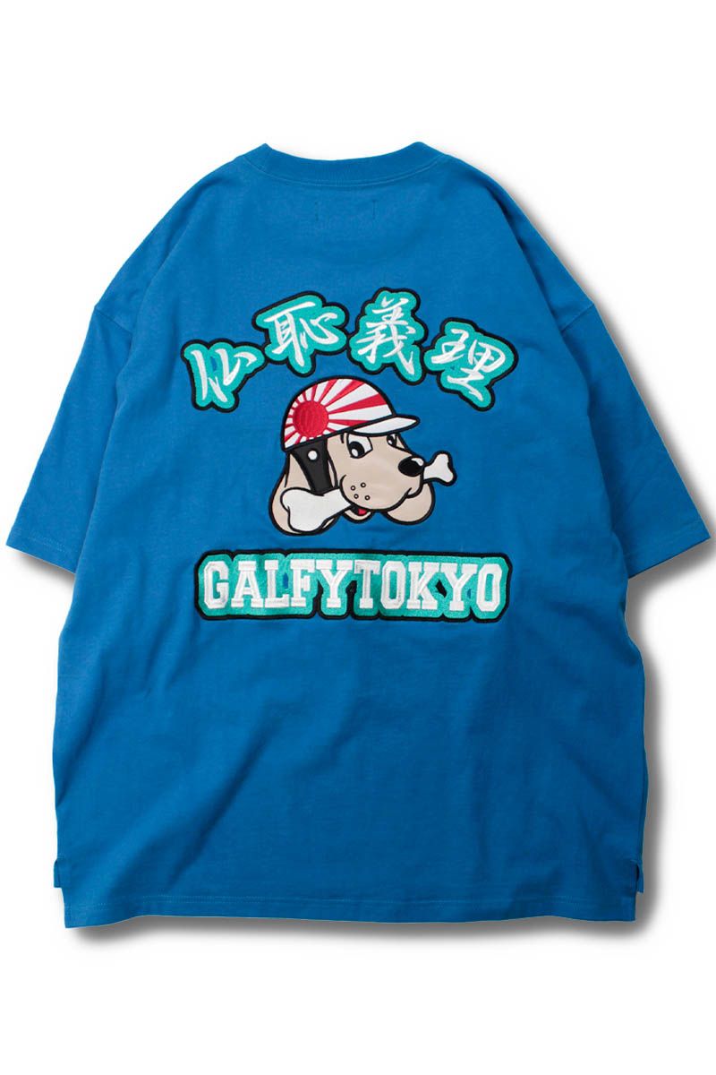GALFY (ガルフィー) 仏恥責務Tee - Blue