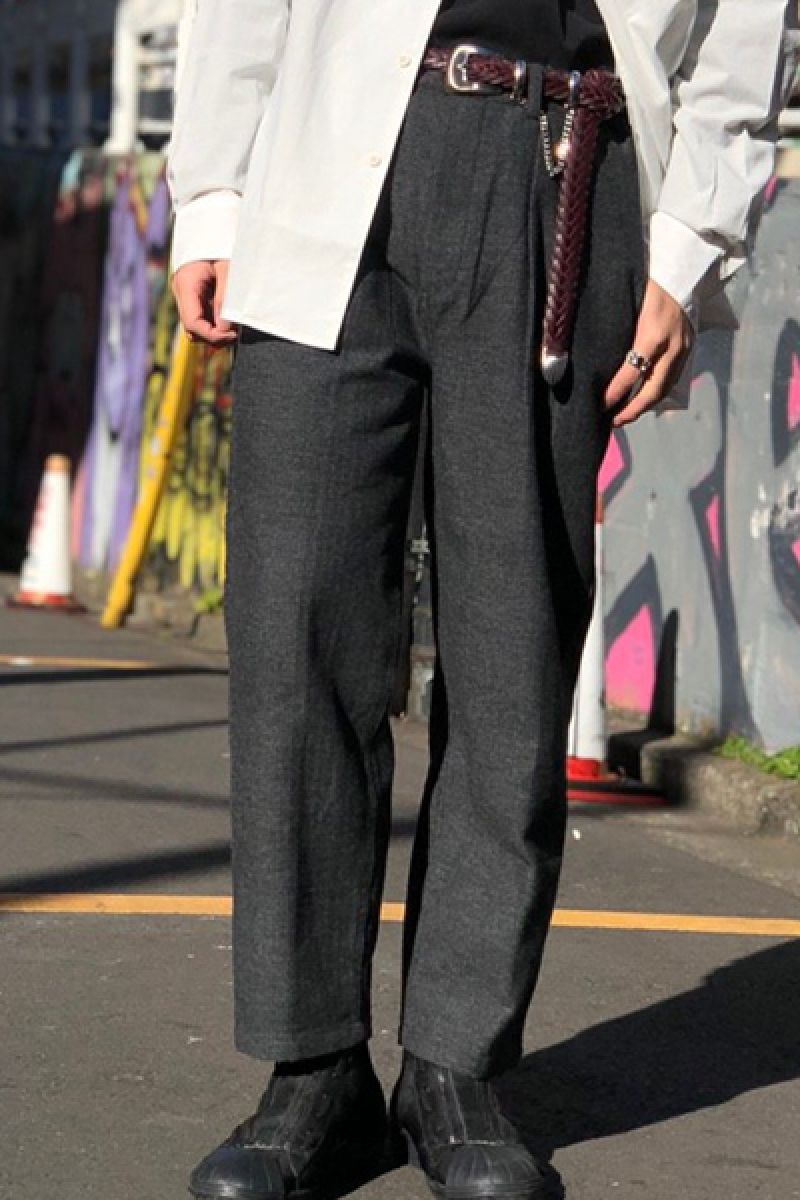 Subciety (サブサエティ) WOOL SLACKS GRAY