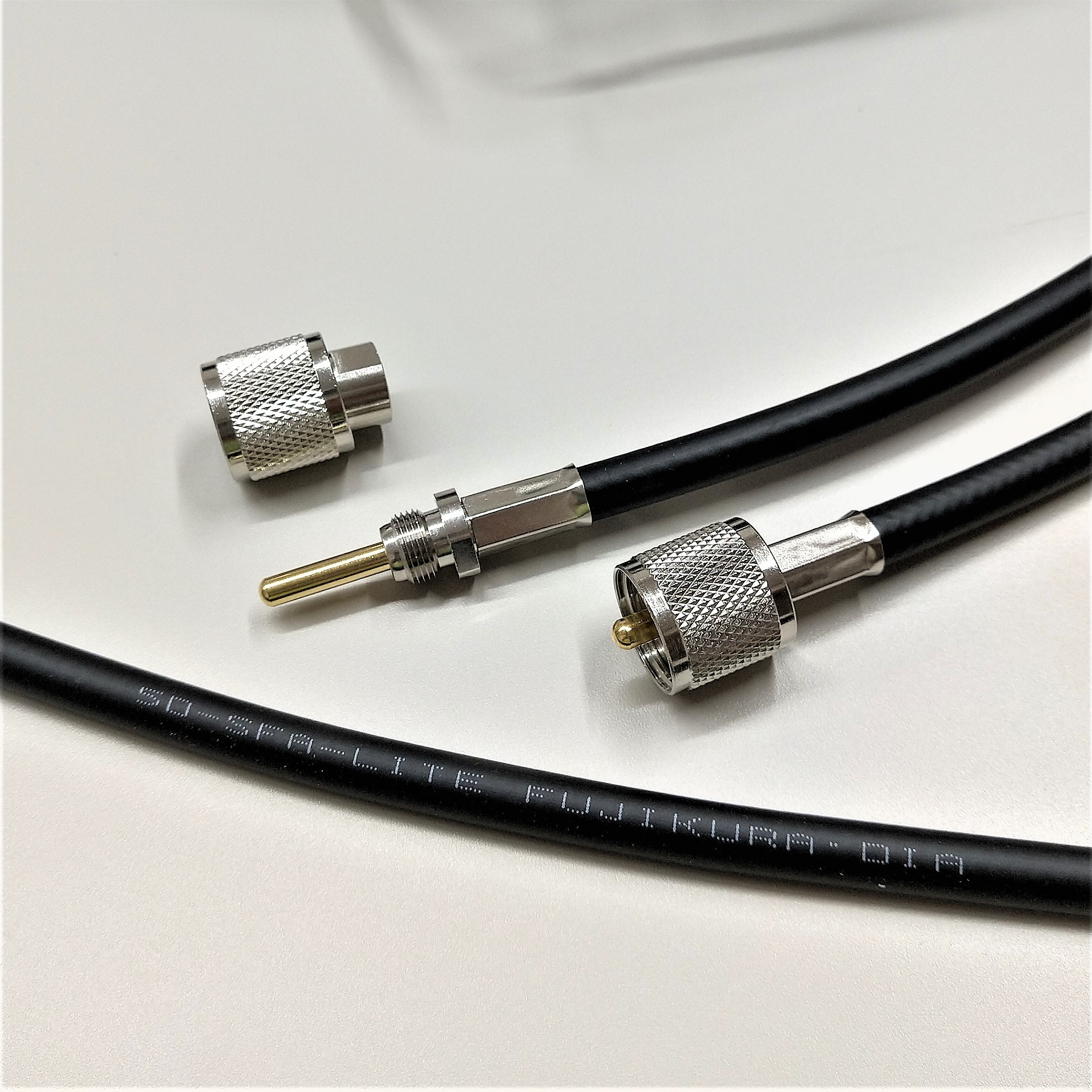 フジクラ 5DSFA(5D-SFA)-LITE 50Ω 40m 両端MP接栓付(片端脱着式) 無線接続ケーブル 黒色 1本 F5SF-40MM 5DSFA 5d-sfa 5dsfa|デジタルケーブル 店