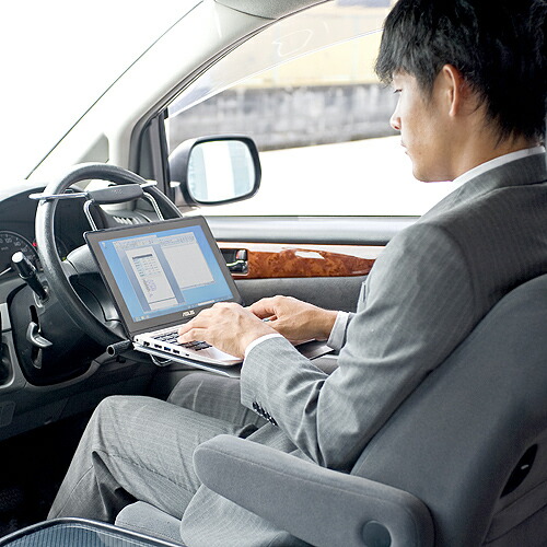 車載用ノートパソコンテーブル ハンドルテーブル アルミ 100 014 サンワサプライ Crunchusers Com