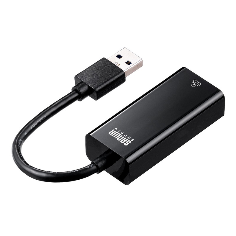 有線LANアダプター USB3.2 Gen1 イーサネットアダプタ ChromeBook Nintendo Switch対応 EZ5-USB071BK  期間限定キャンペーン