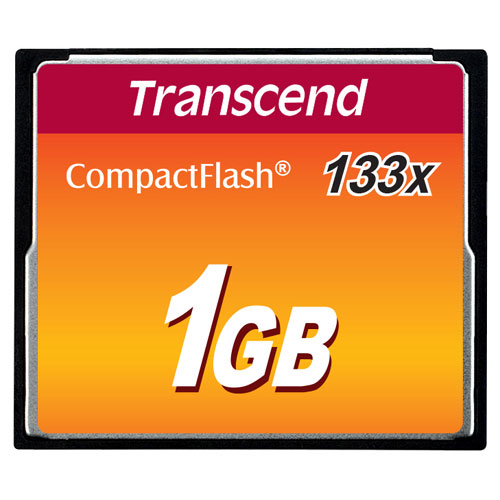 【最大2,000円オフクーポン発行中】コンパクトフラッシュ 133倍速 1GB CF 長期保証 TS1GCF133 トランセンド【ネコポス対応】