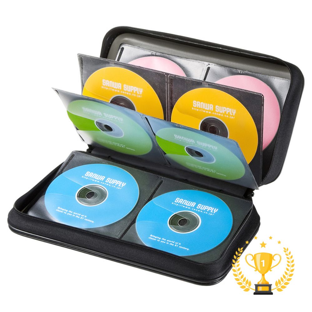 メディアパス　CD2枚収納ケース　275枚(550枚収納) (CD空ケース) いれと庫 CD収納ケース CD用 ワイド 2個セット （ 収納ケース